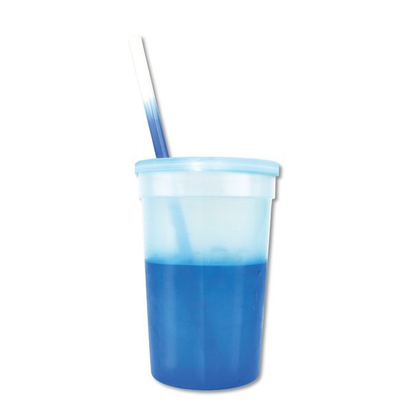 Mood Color Changing Stadium Cup Straw & Lid Set, 22oz.