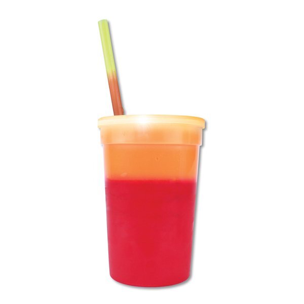 Mood Color Changing Stadium Cup Straw & Lid Set, 22oz.