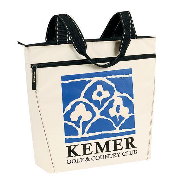 Alexandra Zip Denier Poly Tote