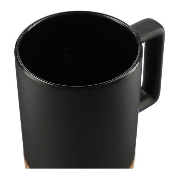 Bates Ceramic Mug w/ Cork Base, 15oz.