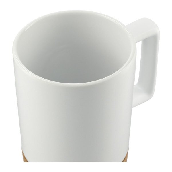 Bates Ceramic Mug w/ Cork Base, 15oz.