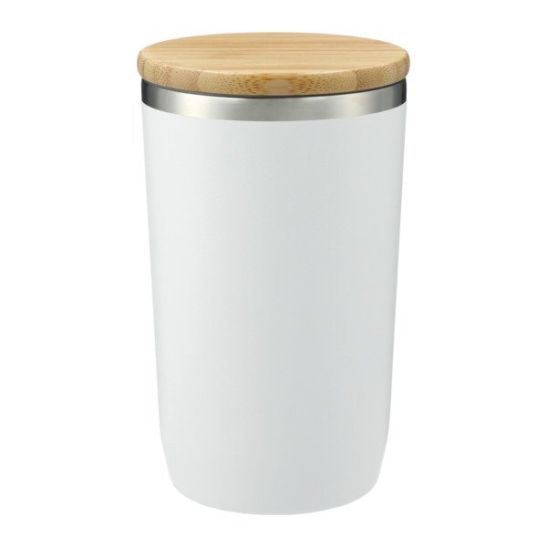 Brees Copper Vacuum Tumbler w/ Bamboo Lid, 14oz.