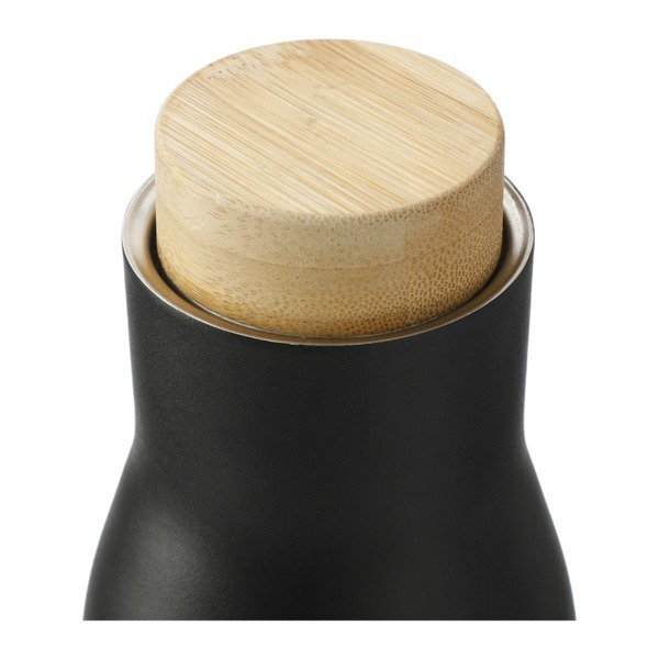 Shaco Copper Vacuum Bottle w/ FSC Bamboo Cap, 17oz.