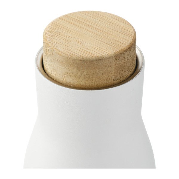 Shaco Copper Vacuum Bottle w/ FSC Bamboo Cap, 17oz.