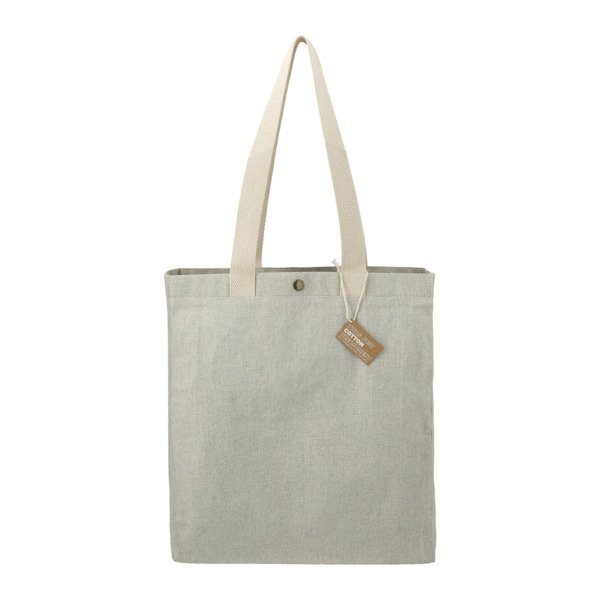 Repose 10oz. Recycled Cotton Box Tote w/ Snap