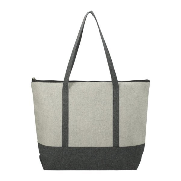 Repose 10oz. Recycled Cotton Zippered Tote