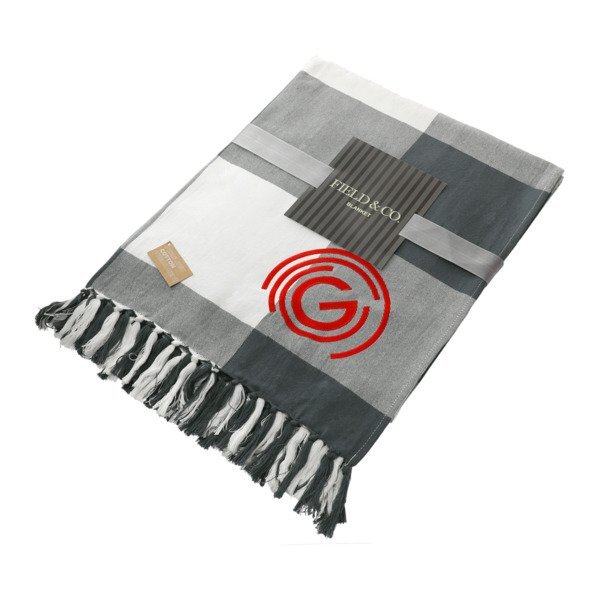 Field & Co.® 100% Organic Cotton Check Throw Blanket, 60" x 70"