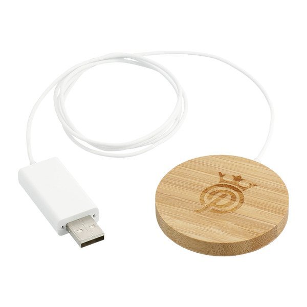 Bamboo MagClick® Fast Wireless Charging Pad
