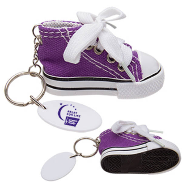 Gym Shoe Canvas Keytag
