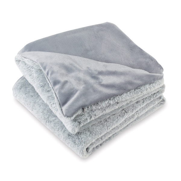 Luxe Faux Fur Throw Blanket, 50" x 70"