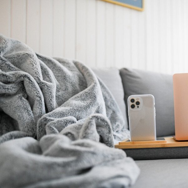 Luxe Faux Fur Throw Blanket, 50" x 70"