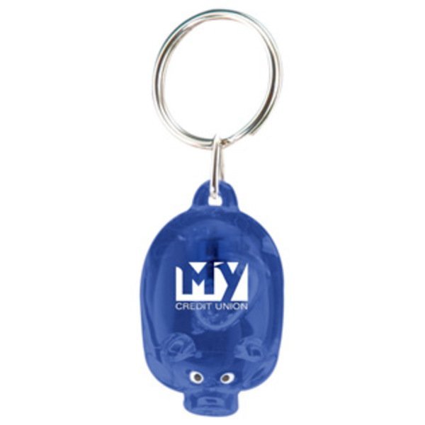 Light Up Piggy Keytag