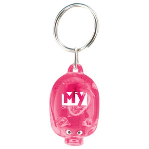 Light Up Piggy Keytag