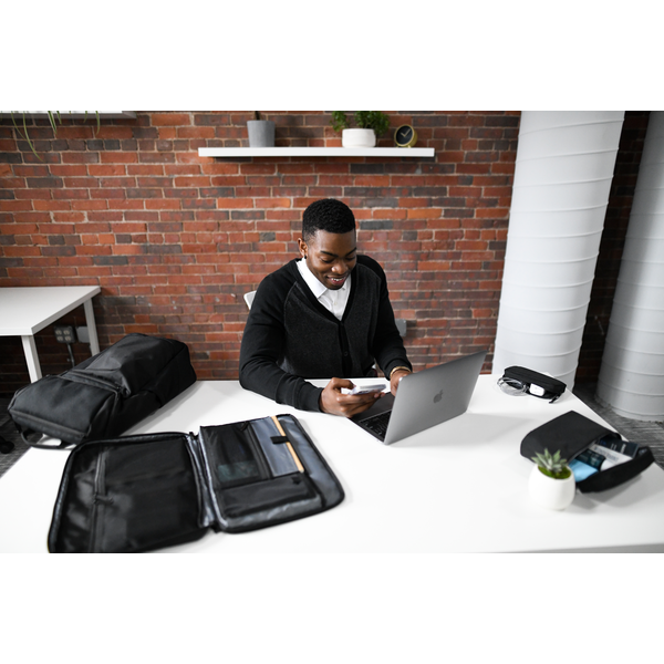 Mobile Professional Polyester Computer Backpack Bag Set