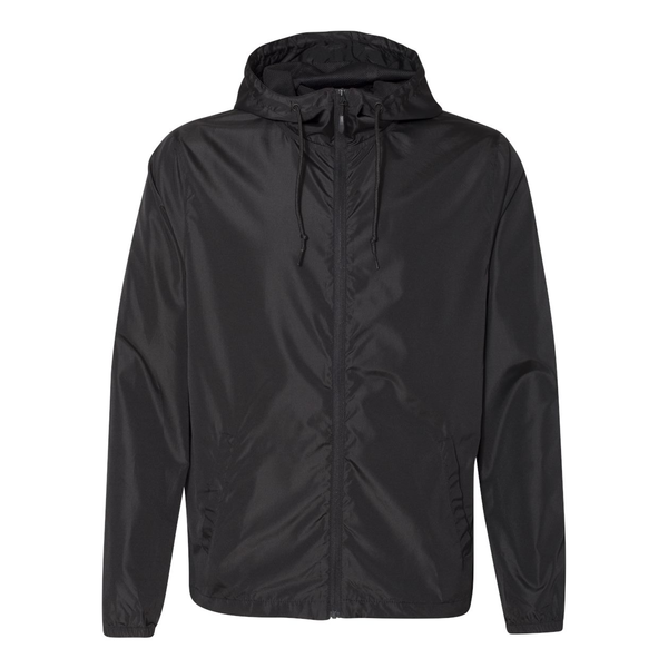 Independent Trading Co.® Lightweight Polyester Windbreaker Full-Zip Unisex Jacket