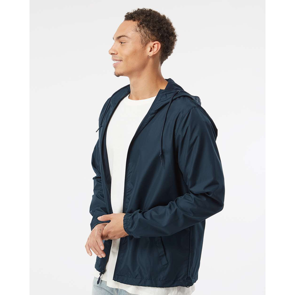 Independent Trading Co.® Lightweight Polyester Windbreaker Full-Zip Unisex Jacket