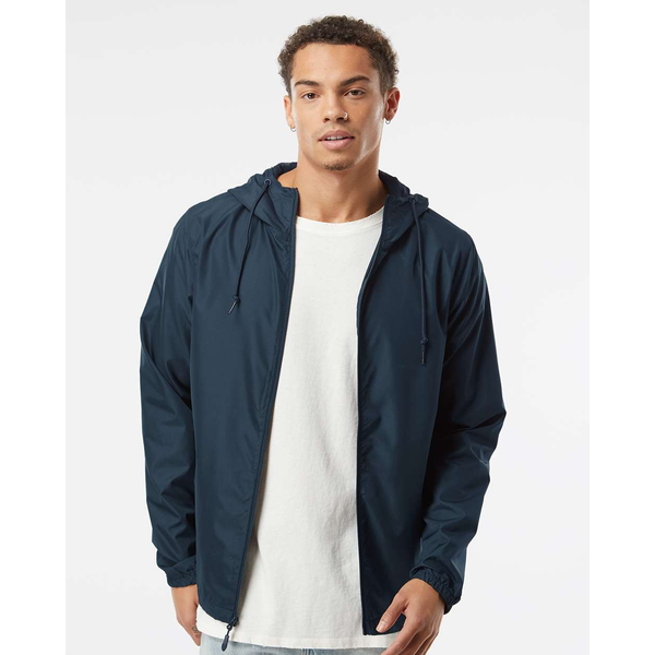 Independent Trading Co.® Lightweight Polyester Windbreaker Full-Zip Unisex Jacket