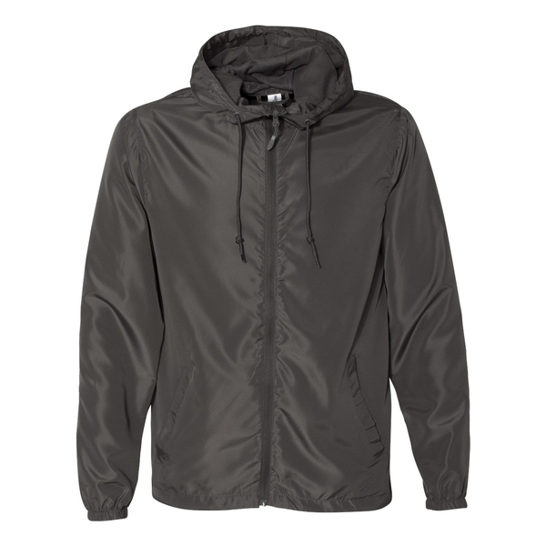 Independent Trading Co.® Lightweight Polyester Windbreaker Full-Zip Unisex Jacket