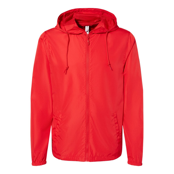 Independent Trading Co.® Lightweight Polyester Windbreaker Full-Zip Unisex Jacket
