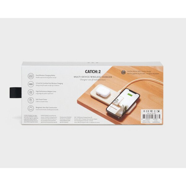 Courant® Essentials Catch 2 Multi-Device Wireless Charger