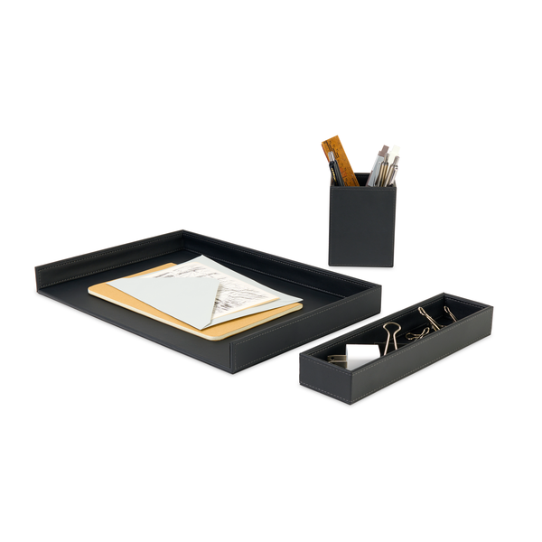 Easton 3 Piece Desktop Organizer Set