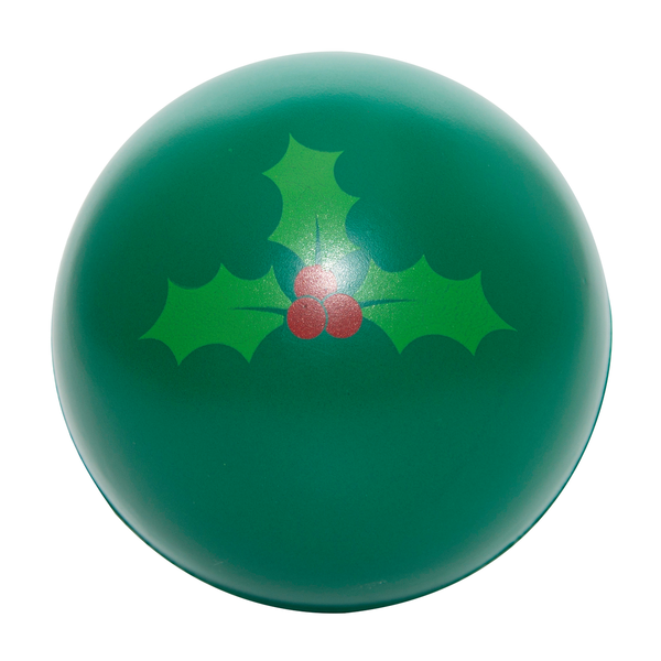 Holiday Holly Stress Reliever Ball