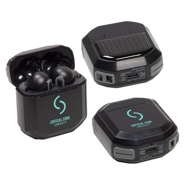 Allegro TWS Earbuds w/ Solar Powered Charging Case