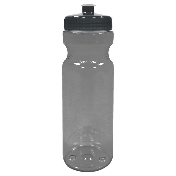 Poly-Clear™ Fitness Bottle w/ Push Pull Lid, 28oz.