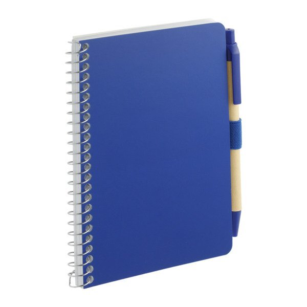 FSC Mix Pocket Spiral Notebook w/ Pen, 4" x 6"
