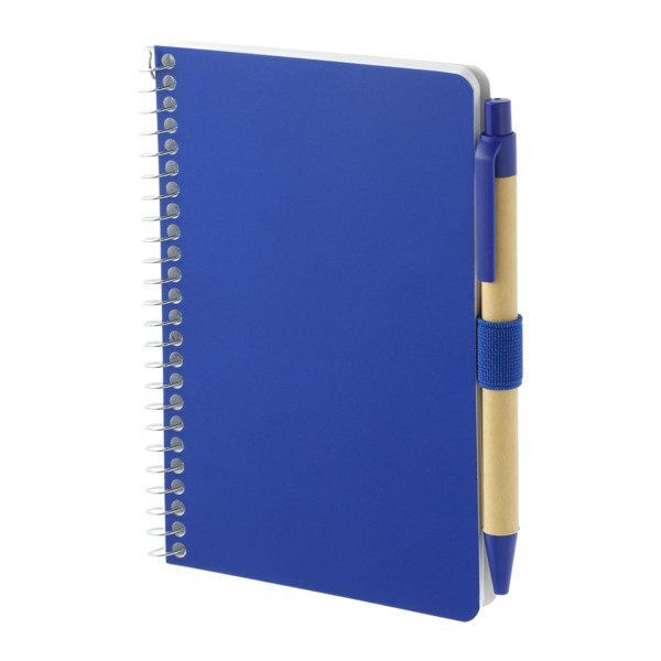 FSC Mix Pocket Spiral Notebook w/ Pen, 4" x 6"