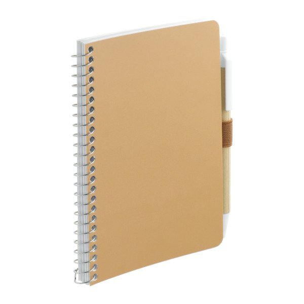 FSC Mix Pocket Spiral Notebook w/ Pen, 4" x 6"