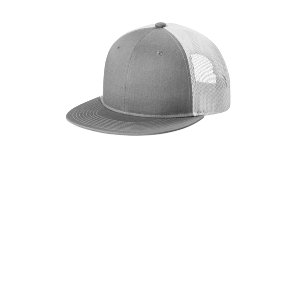 Port Authority® Structured Snapback Flat Bill Trucker Cap