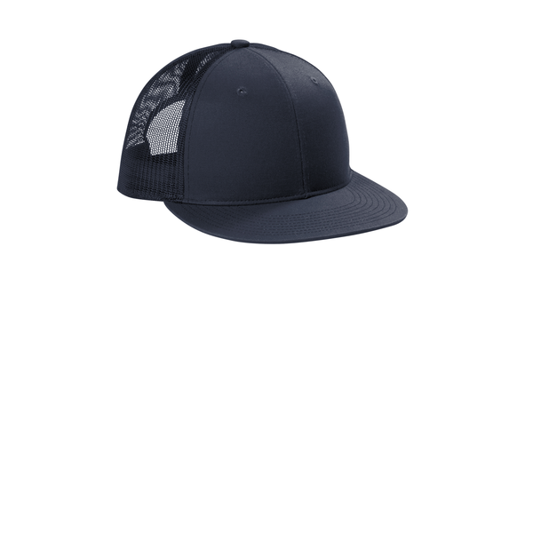 Port Authority® Structured Snapback Flat Bill Trucker Cap