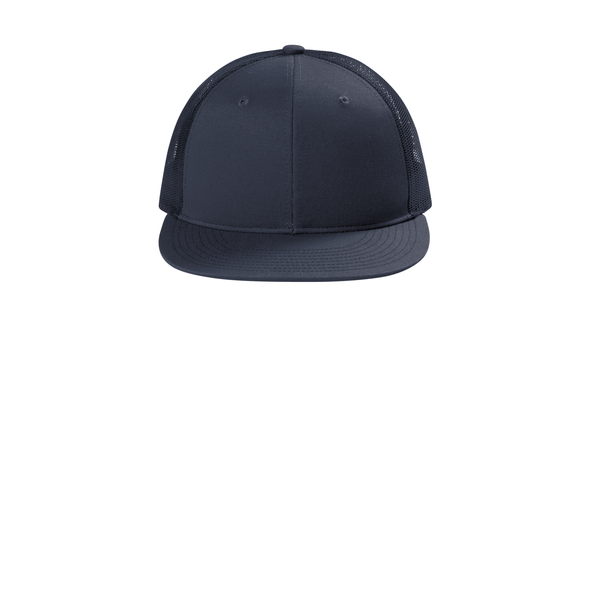 Port Authority® Structured Snapback Flat Bill Trucker Cap