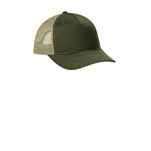 Port Authority® Structured Snapback Five-Panel Trucker Cap