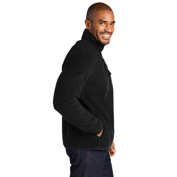Port Authority® Camp Fleece Snap Men's Pullover