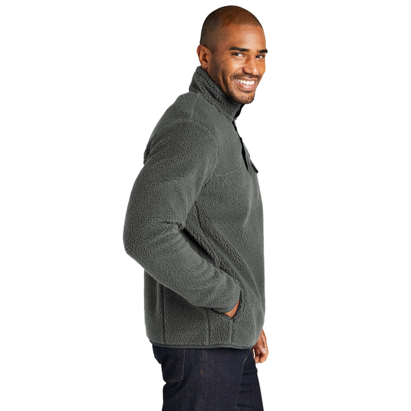 Port Authority® Camp Fleece Snap Men's Pullover