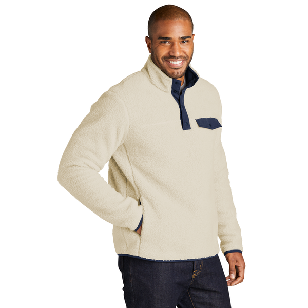 Port Authority® Camp Fleece Snap Men's Pullover