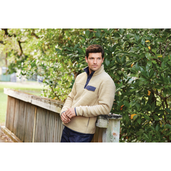 Port Authority® Camp Fleece Snap Men's Pullover