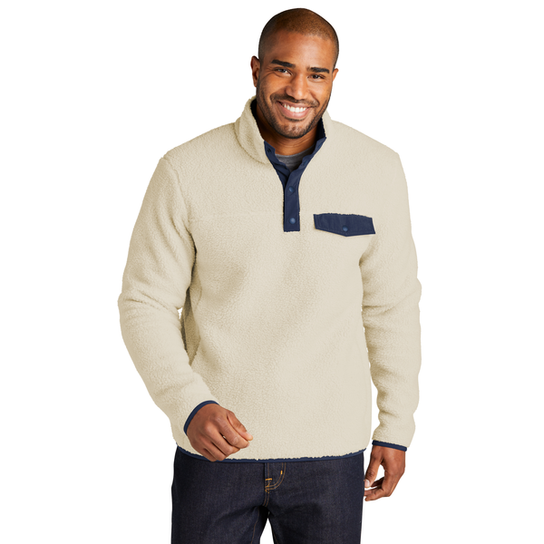 Port Authority® Camp Fleece Snap Men's Pullover