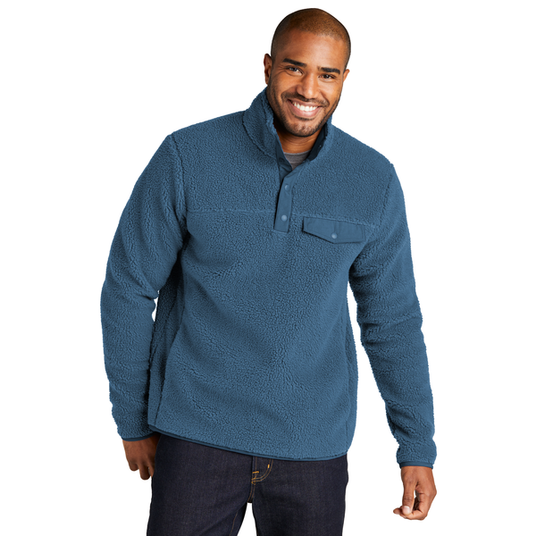 Port Authority® Camp Fleece Snap Men's Pullover