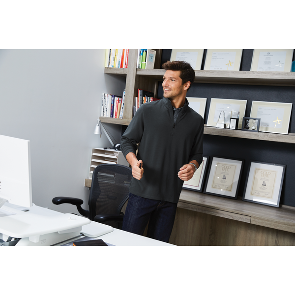 Port Authority® Microterry 1/4 Zip Men's Pullover