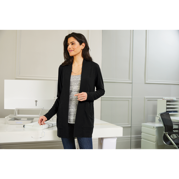 Port Authority® Microterry Ladies' Cardigan