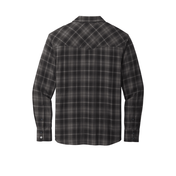Port Authority® Long Sleeve Ombre Plaid Men's Shirt