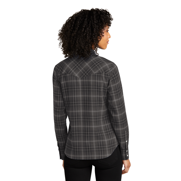 Port Authority® Long Sleeve Ombre Plaid Ladies' Shirt