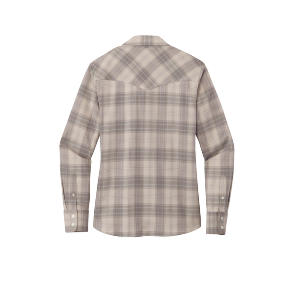 Port Authority® Long Sleeve Ombre Plaid Ladies' Shirt