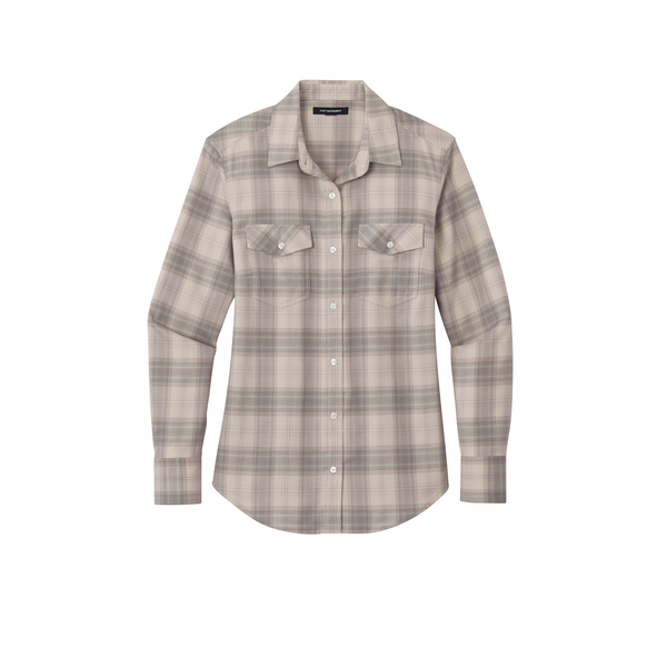 Port Authority® Long Sleeve Ombre Plaid Ladies' Shirt