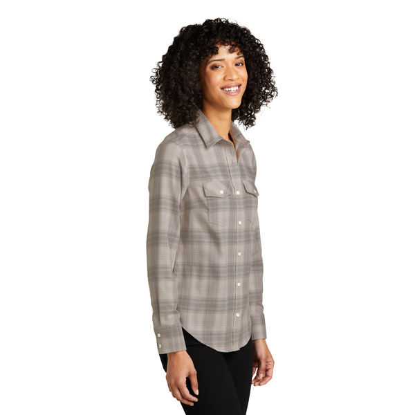 Port Authority® Long Sleeve Ombre Plaid Ladies' Shirt