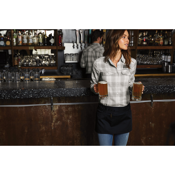 Port Authority® Long Sleeve Ombre Plaid Ladies' Shirt