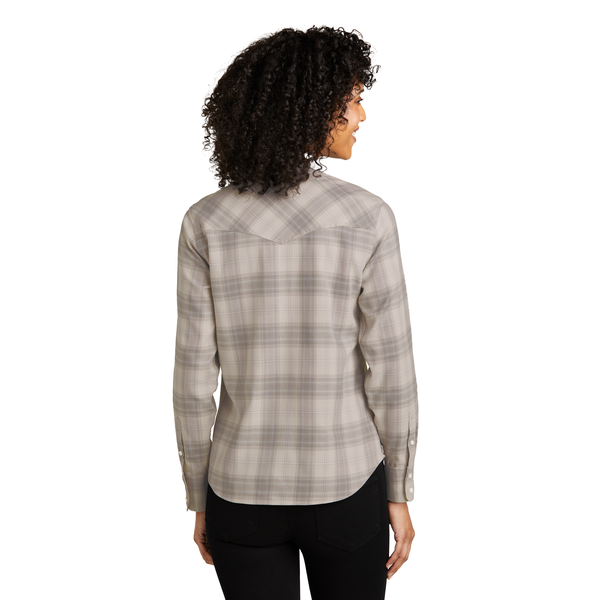 Port Authority® Long Sleeve Ombre Plaid Ladies' Shirt